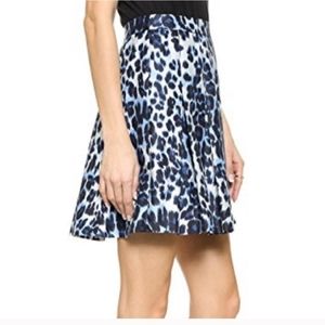 Diane Von Furstenberg blue Gemma skirt
